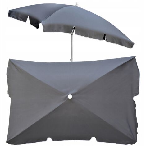 Grand parasol de jardin pliable et réglable pour balcon, idéal pour la plage