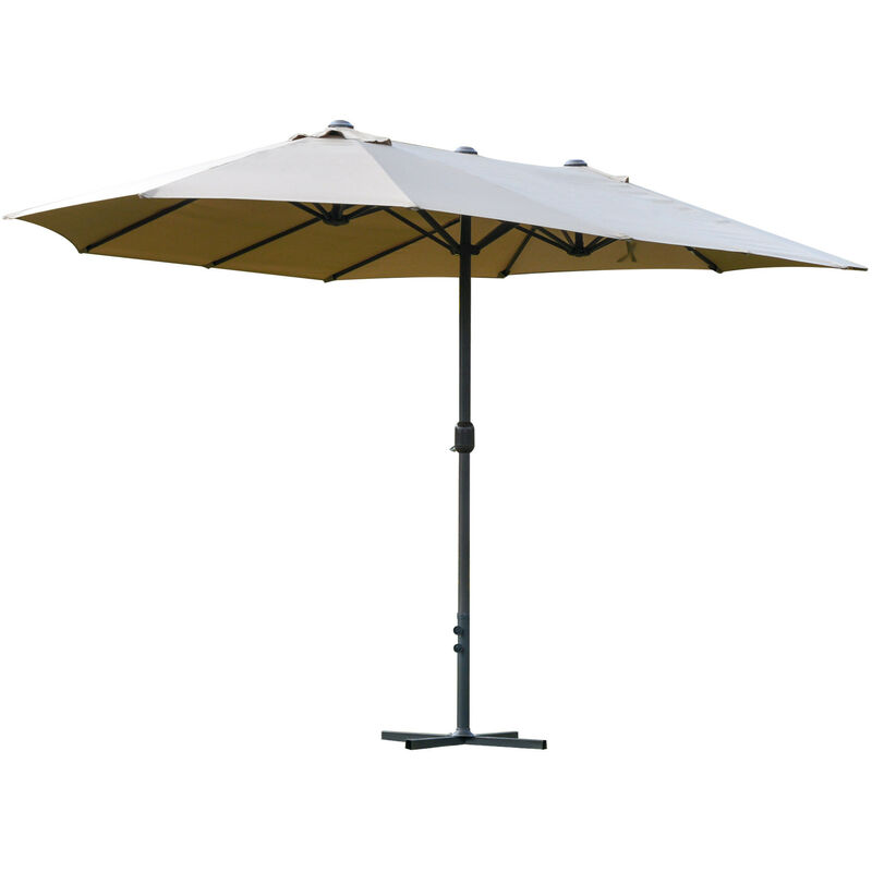 MH - Grand parasol xxl 4,60 m antonio Café Latte