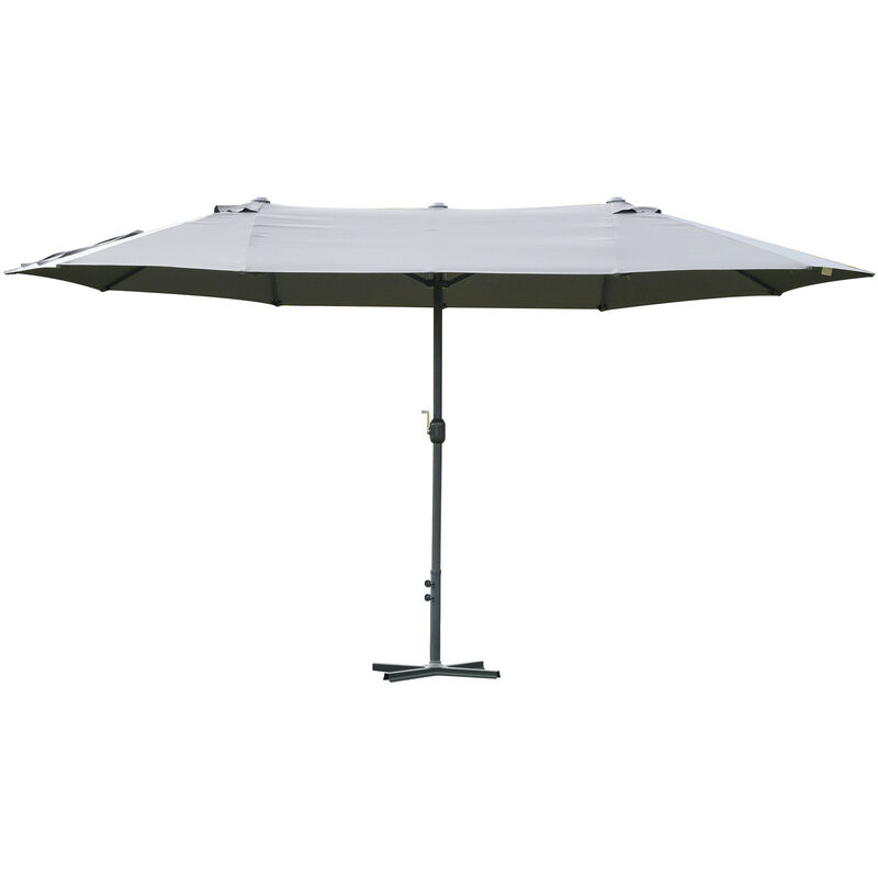 Grand parasol xxl 4,60m amerigo gris