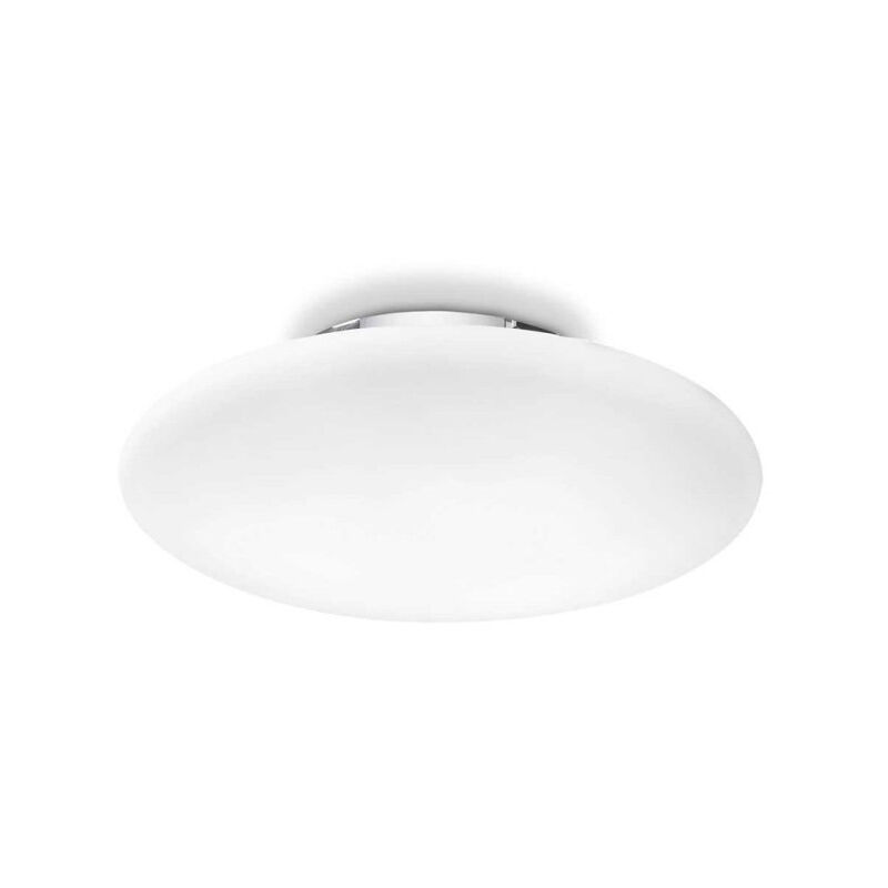 Grand Plafonnier En Verre Soufflé Dépoli Yoga