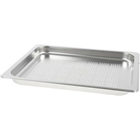 Grand plat inox perforé pour Four BOSCH 17007066