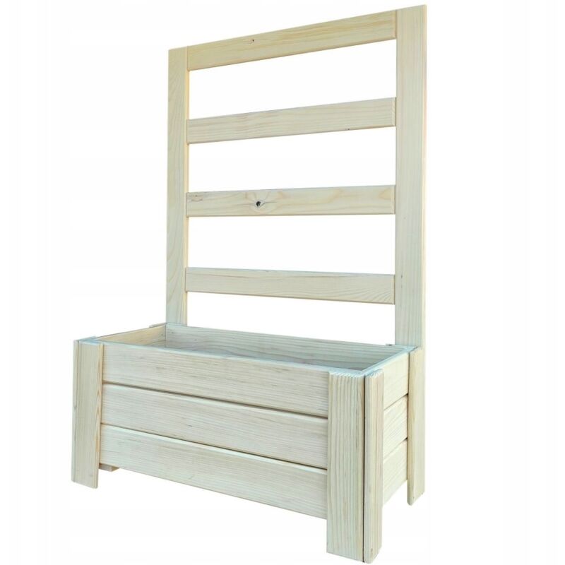 GRAND POT DE FLEUR POUR PERGOLA EN BOIS IMPRÉGNÉ 60x38