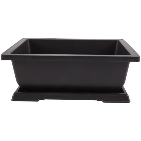 Grand Pot de Fleur Rectangle Bonsaï PéPinièRe JardinièRe Balcon Conteneur 29X21X10.5Cm