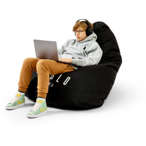 Grand pouf gamer Diablo Chairs: noir