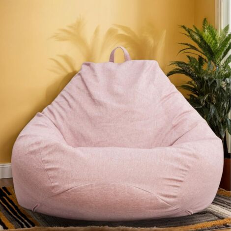 Paco Home Housse De Fauteuil Poire Carré 50x50x40 Cm - Style Moderne Avec Pompons, Polyester Résistant, Sans Remplissage, Parfait Pour Salon Ou Chambre