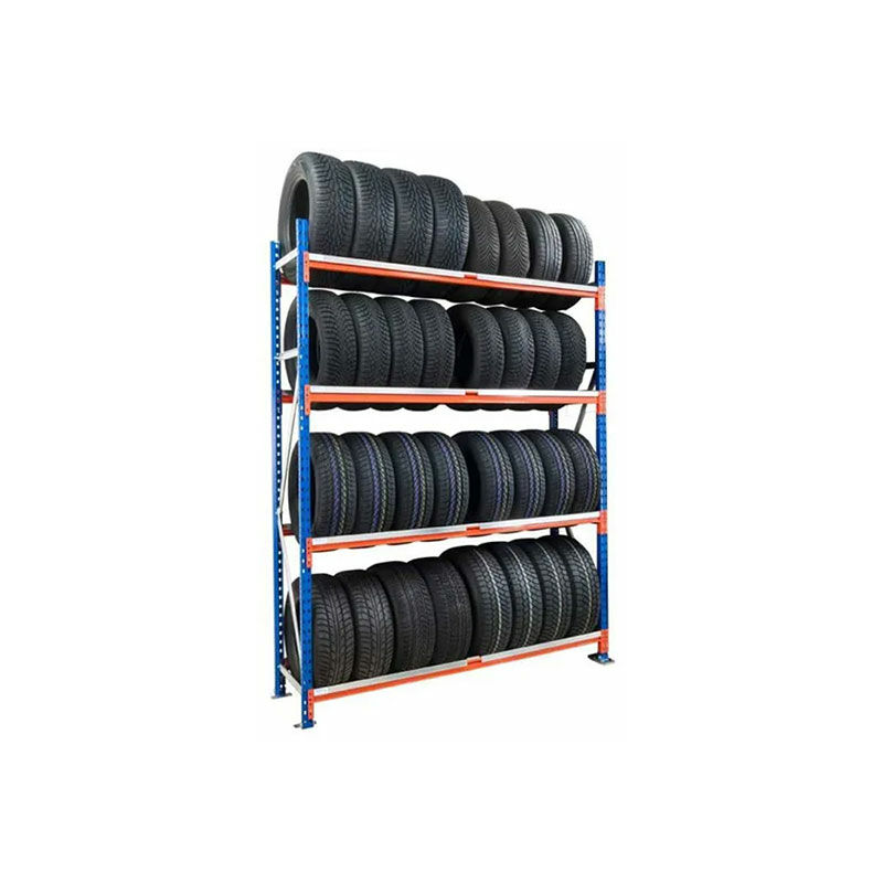 Matisère - Grand rack à pneus 4 niveaux - Module de départ : 2500x1800x400mm - RAYOPN/4N/1840/D
