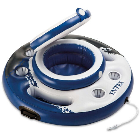 Grand refrigerateur flottant pour piscine dun diametre de 89 cm intex 56822