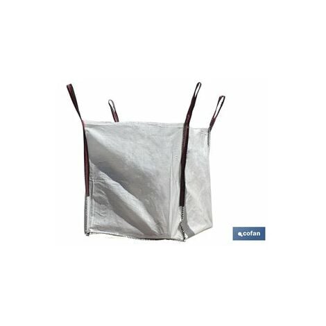 Grand sac à débris 85x85x90 cms Couleur Blanc