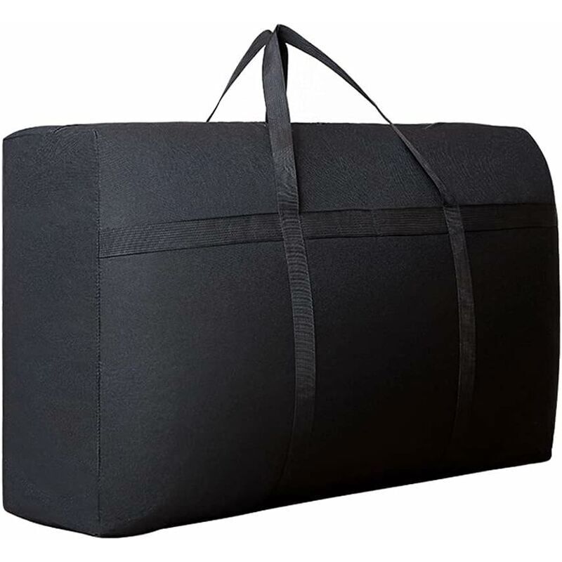 Grand sac de rangement 180 l en tissu Oxford imperméable pour courtepointe et vêtements, lavable, convient pour les bagages de voyage (100 x 60 x 30