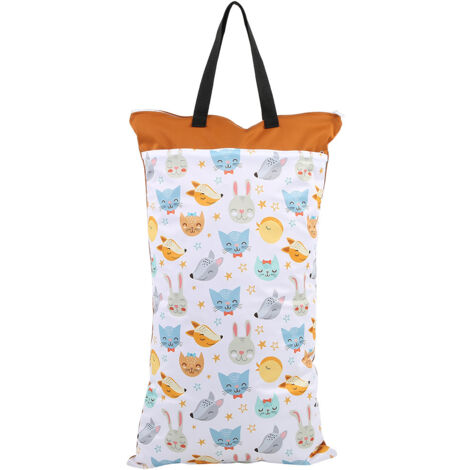 Grand Sac de Rangement Imperméable pour Couches Lavables, Inserts Bébé Secs/Humides - EF160