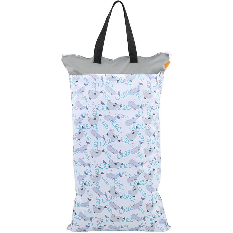 Grand Sac de Rangement Imperméable pour Couches Lavables, Inserts Bébé Secs/Humides - EF204