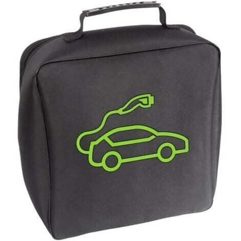 Grand sac de rangement pour coffre de voiture électrique EV, câble de chargement ou câbles de démarrage, tissu Oxford 600D résistant à l'eau, dos crochet et boucle