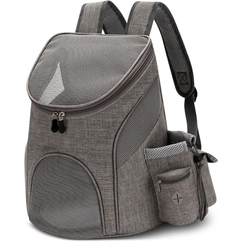 Sac Dos pour Chat Sac de Transport pour Chien Petit Animaux pour Randonnée Voyage en TrainVoiture Restaurant Pliable Portable Sac Dos Animaux Jusqu'à