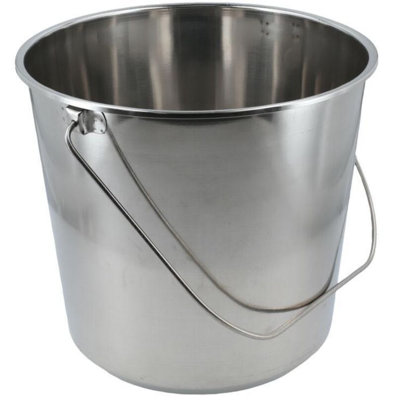 Laser Tools - Grand seau en acier inox de 20 litres, profondeur 310 mm