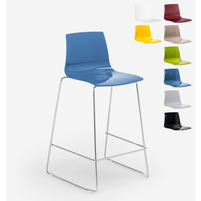 

Taburete Para Bar y Cocina 64 cm Grand Soleil Mini Imola De Diseño | Azul Marino