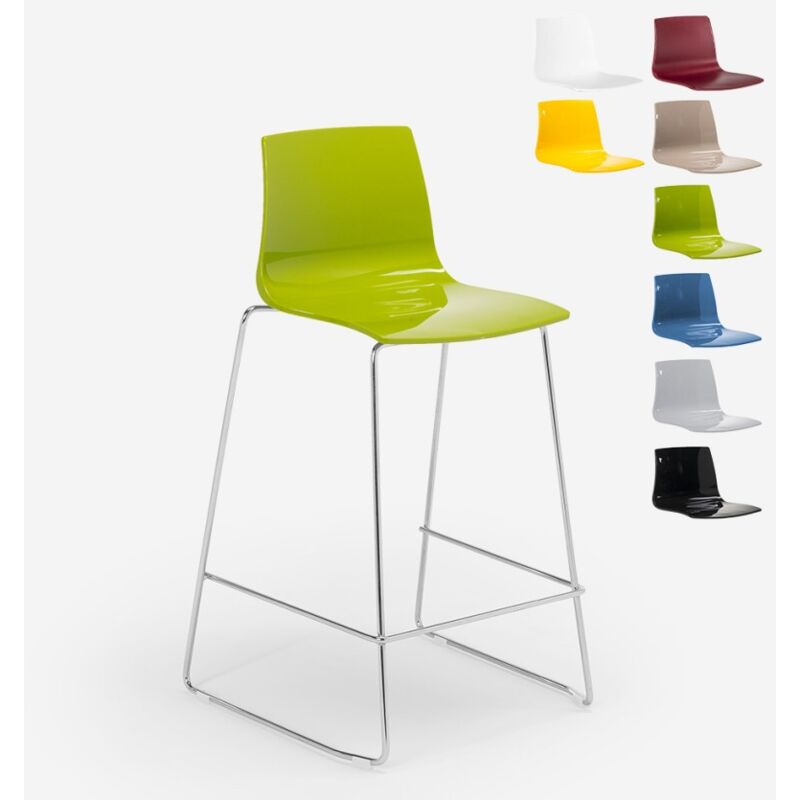 

Taburete Para Bar y Cocina 64 cm Grand Soleil Mini Imola De Diseño | Verde Anís