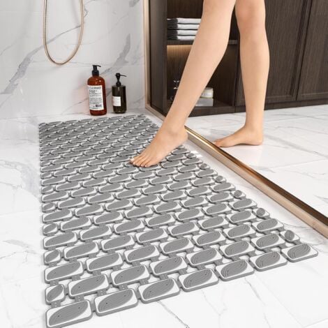 Tapis De Douche D'angle Antidérapant Et Anti-moisissure 60 X 60 Cm