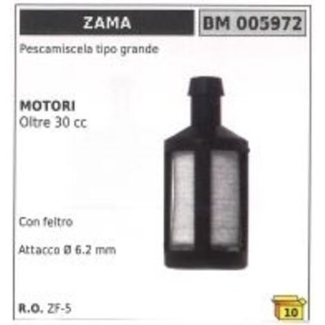 Grand type ZAMA moteur de plus de 30 cc avec connexion en feutre Ø  6,2 mm