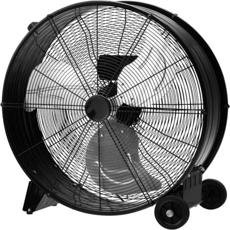 Grand ventilateur de sol industriel robuste, ventilateur mobile à poignée antidérapante, ventilateur domestique à trois réglages