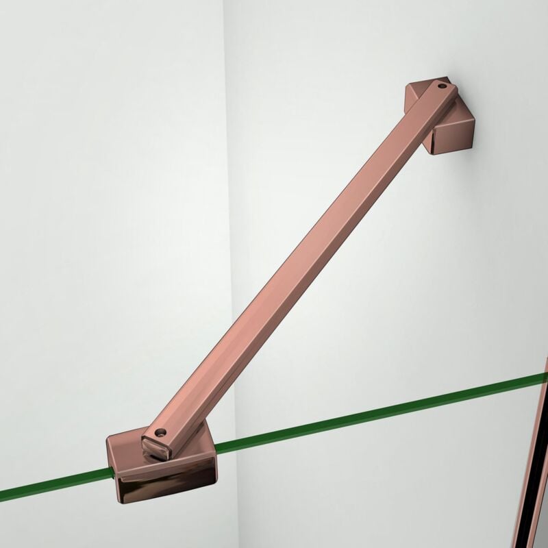 Barre de stabilisation mobile réglable 45 cm en aluminium Rose d'or - Grand Verre