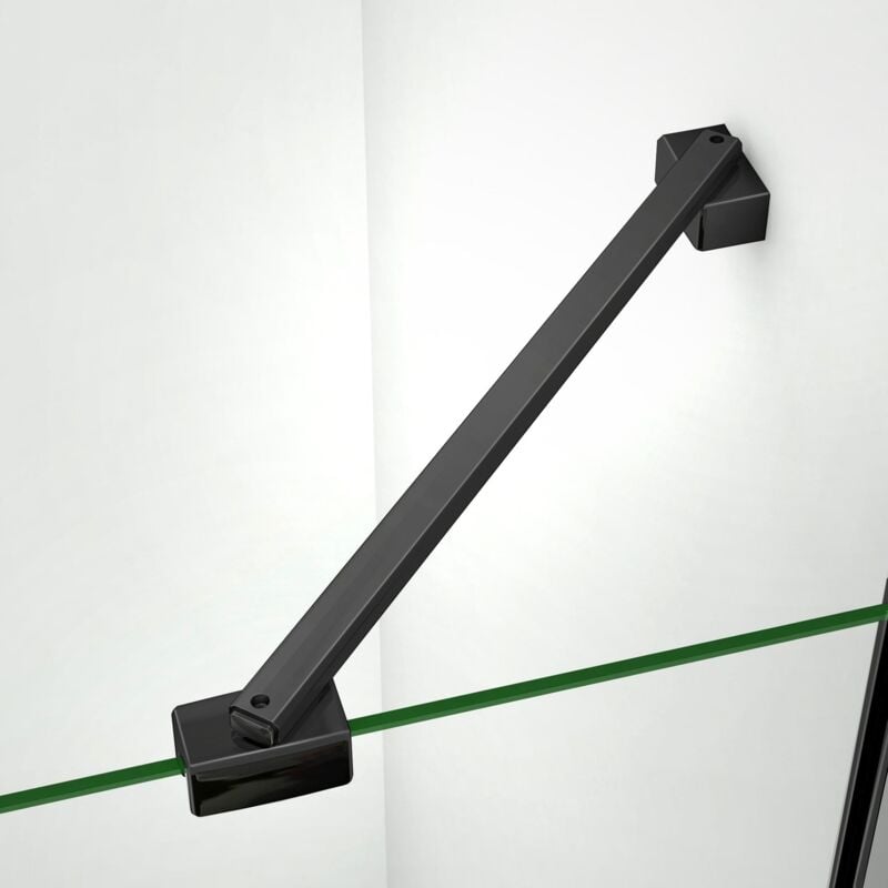 Barre de stabilisation mobile réglable 45 cm en aluminium noir mat - Grand Verre