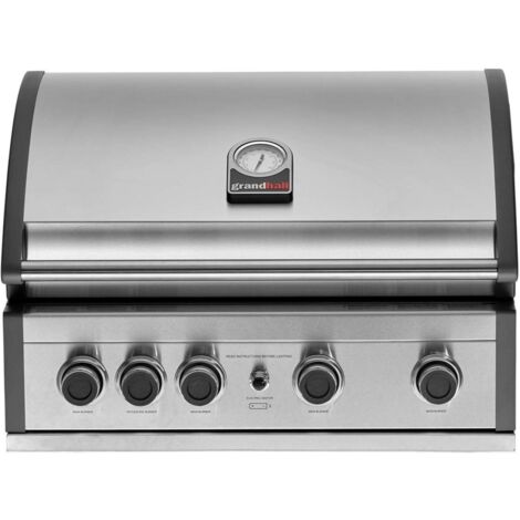 Grandahall Pro Elite G4 Einbau Gas Grill BBQ Edelstahl 4 Brenner 14 KW