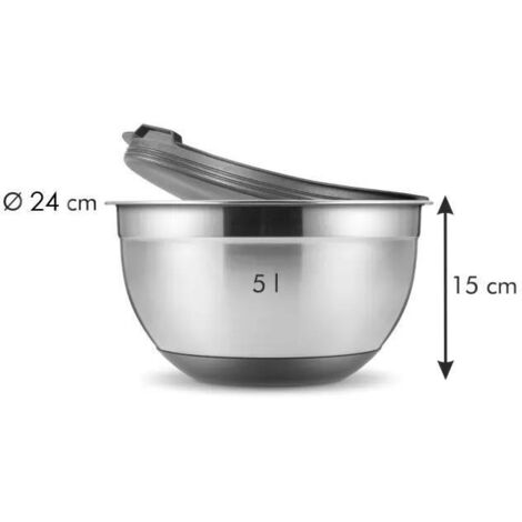 GrandChef Schüssel mit Deckel D24 cm – 5L