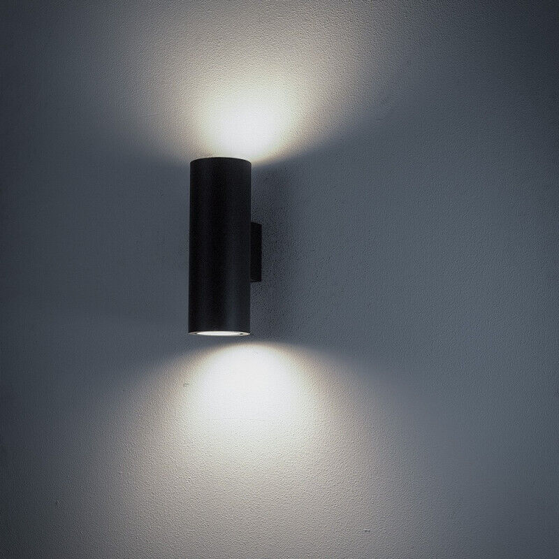 Grande Applique Extérieure Haut Et Bas Anthracite Volcano