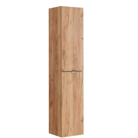 Grande armoire murale - 35 x 33 x 170 cm - Elise Oak - Livraison gratuite