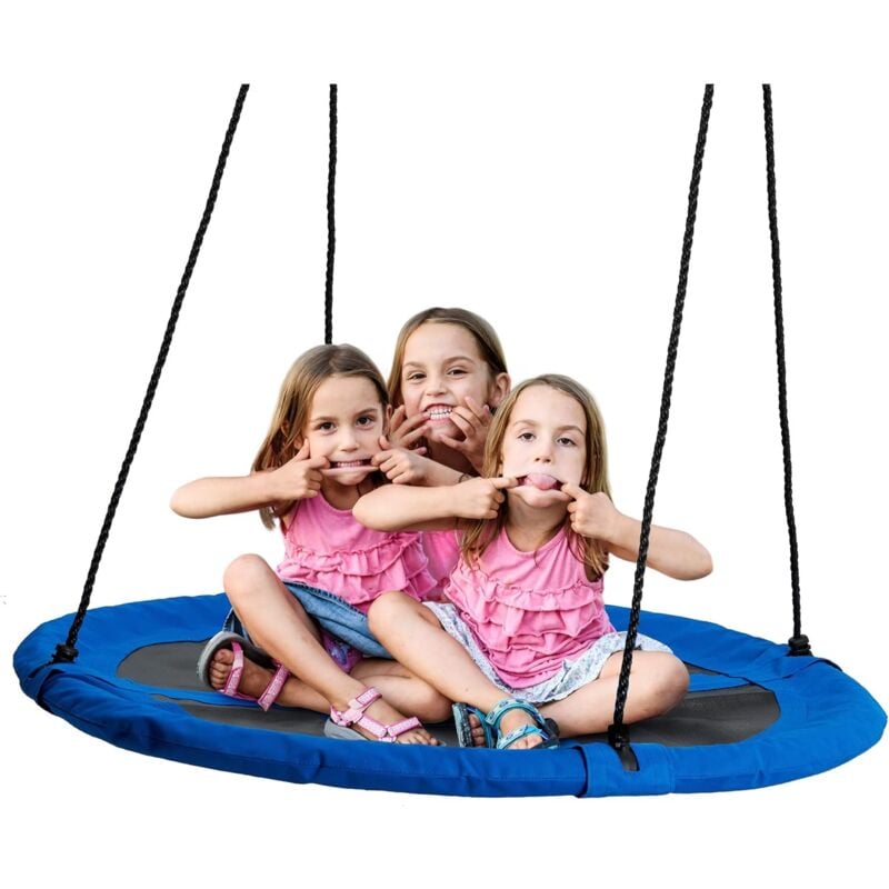 Grande Balançoire Nid d'Oiseau pour Enfants (110cm) - Solide & Facile à Monter - Poids Max 180kg