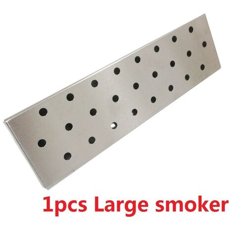 Grande bote de fumeur de barbecue en forme de V, 13.75 pouces 35cm, fumée froide, longue saveur en acier inoxydable, outil de gril à copeaux de bois, accessoires de BBQ,CHINA,1pc Smoker