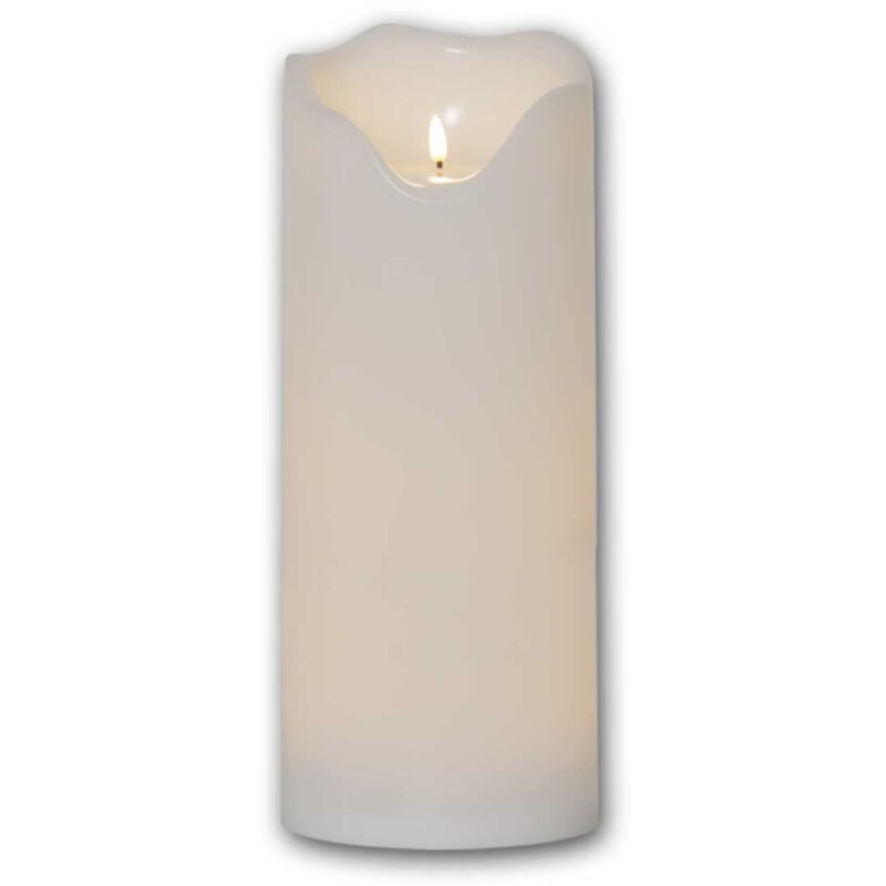 Bougie Led D'Extérieur Xxl Grand, Flamme 3d, Bougies Jumbo 40cm, Avec Minuterie Star Trading 064-45