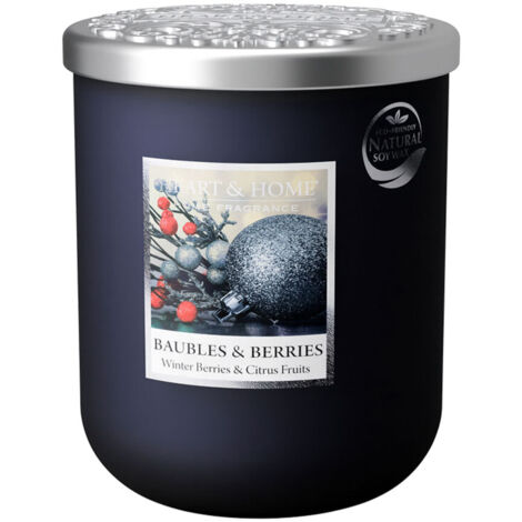 Grande bougie boules enchantées