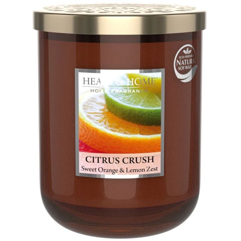 Grande bougie heart and home Agrumes pressés