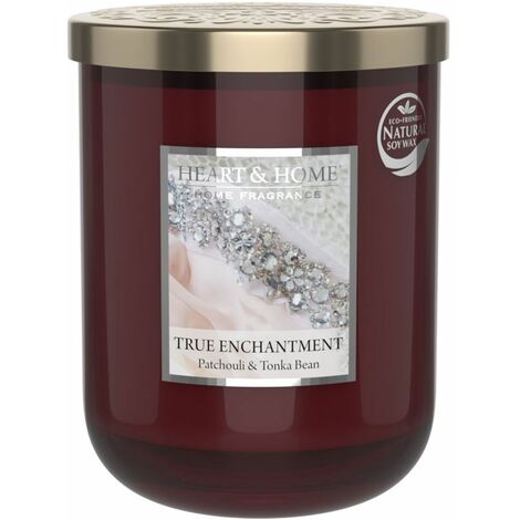 Grande bougie heart and home enchantement