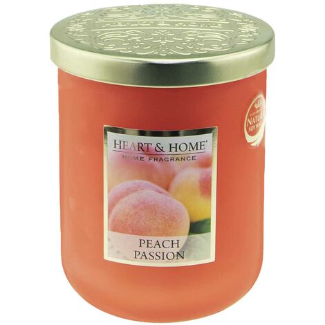 Grande Bougie Heart and Home Pêche Passion