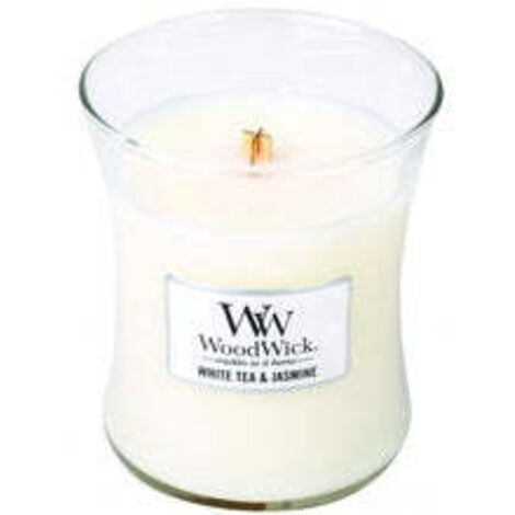 GRANDE BOUGIE JARRE PARFUMÉE WOODWICK, WHITE TEA & JASMINE 93062E