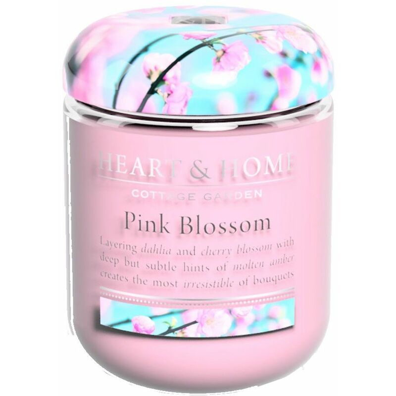 Grande bougie heart and home fleurs de cerisiers