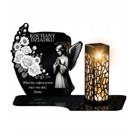 Grande bougie solaire LED perpétuelle pour mari et père à l'occasion de la Toussaint