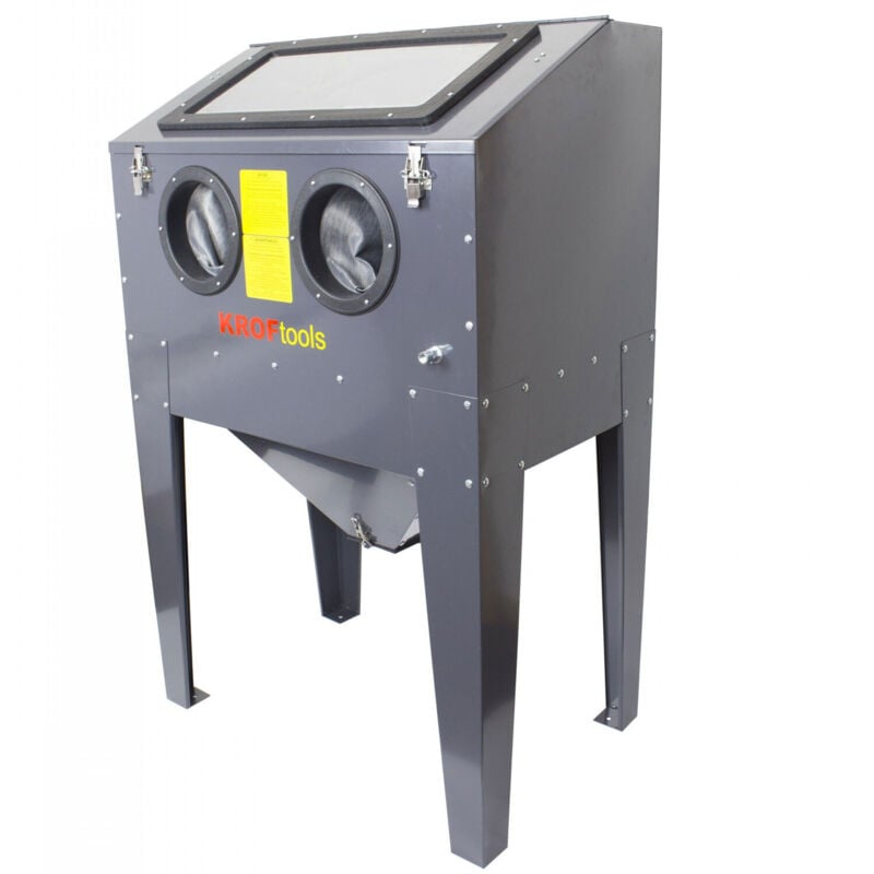 Kroftools - Grande cabine de sablage a air comprime pro