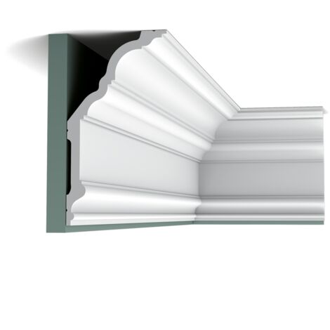 Grande corniche - Orac Decor - L200xp25.6xH13.5cm - C340 - L200 x H13,5 x L25,6 cm - ORAC DECOR