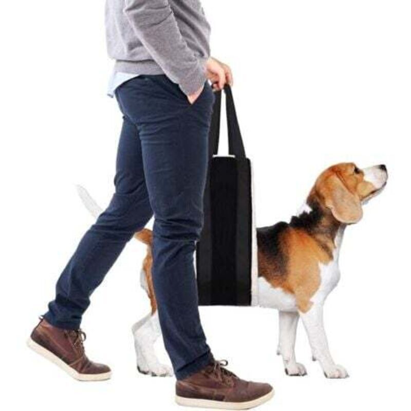 Grande écharpe pour chien de 30 à 120 lb pour les pattes arrière aide les chiens âgés à mobilité réduite, harnais de levage pour chien de 6 po x 41,3