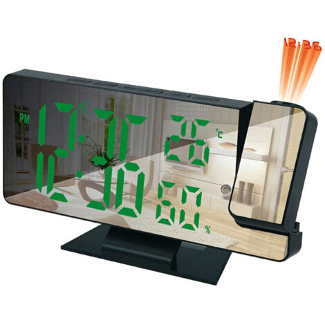 Grande horloge murale digitale, chiffres lisibles pour personnes âgées