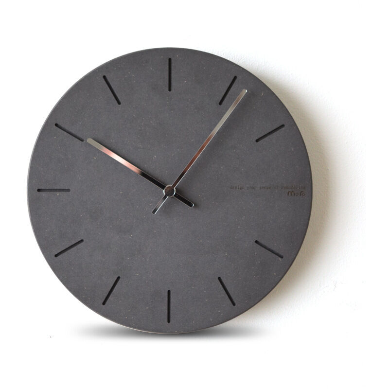 Grande horloge murale, horloge rétro industrielle européenne, horloge de décoration intérieure silencieuse en métal alimentée par batterie, pour