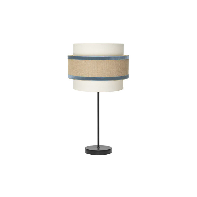 Fabrilamp - Lampe à poser de Gr. Cornalina 1xe27 Beige/blue 30d Fabrilamp - Lampe à poser de Gr. Cornalina 1xe27 Beige/blue 30d