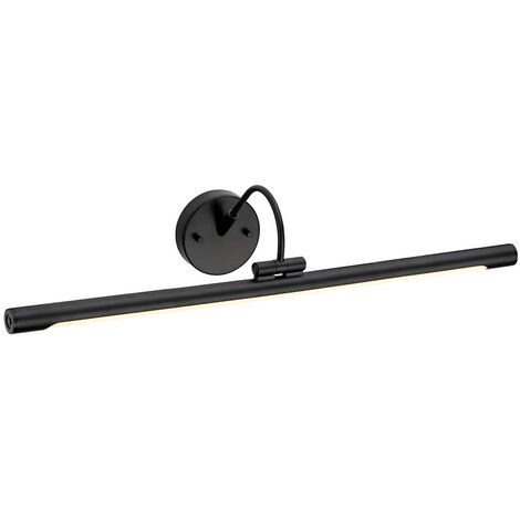 Grande lampe pour tableau à DEL Alton à 1 lumière - Noir