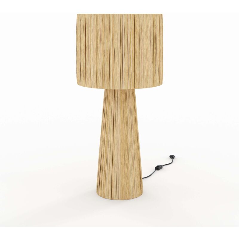 Grande lampe en feuille de palmier - SOLÉA