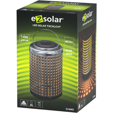 Grande lampe solaire de table EZ Solar GL1094EZ
