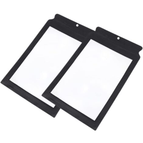 Grande loupe 3X pleine page avec cadre et format carte pour lire des livres, des cartes, des journaux, des manuels d'instructions.