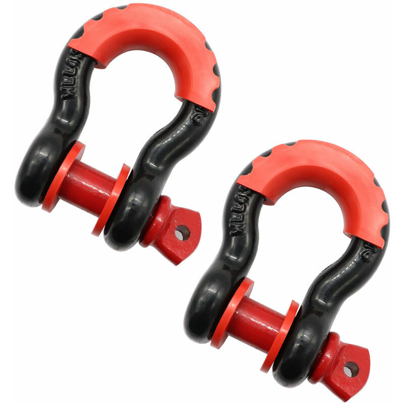 Lucky-88 - Grande manille d'arc haute résistance tout-terrain (une paire avec une housse de protection)